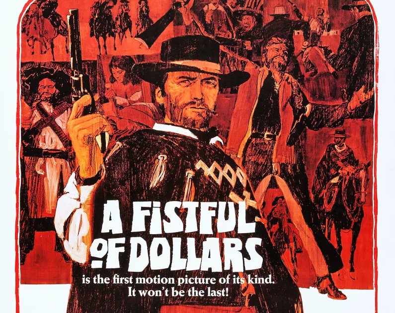 Original theatrical poster for A Fistful of Dollars